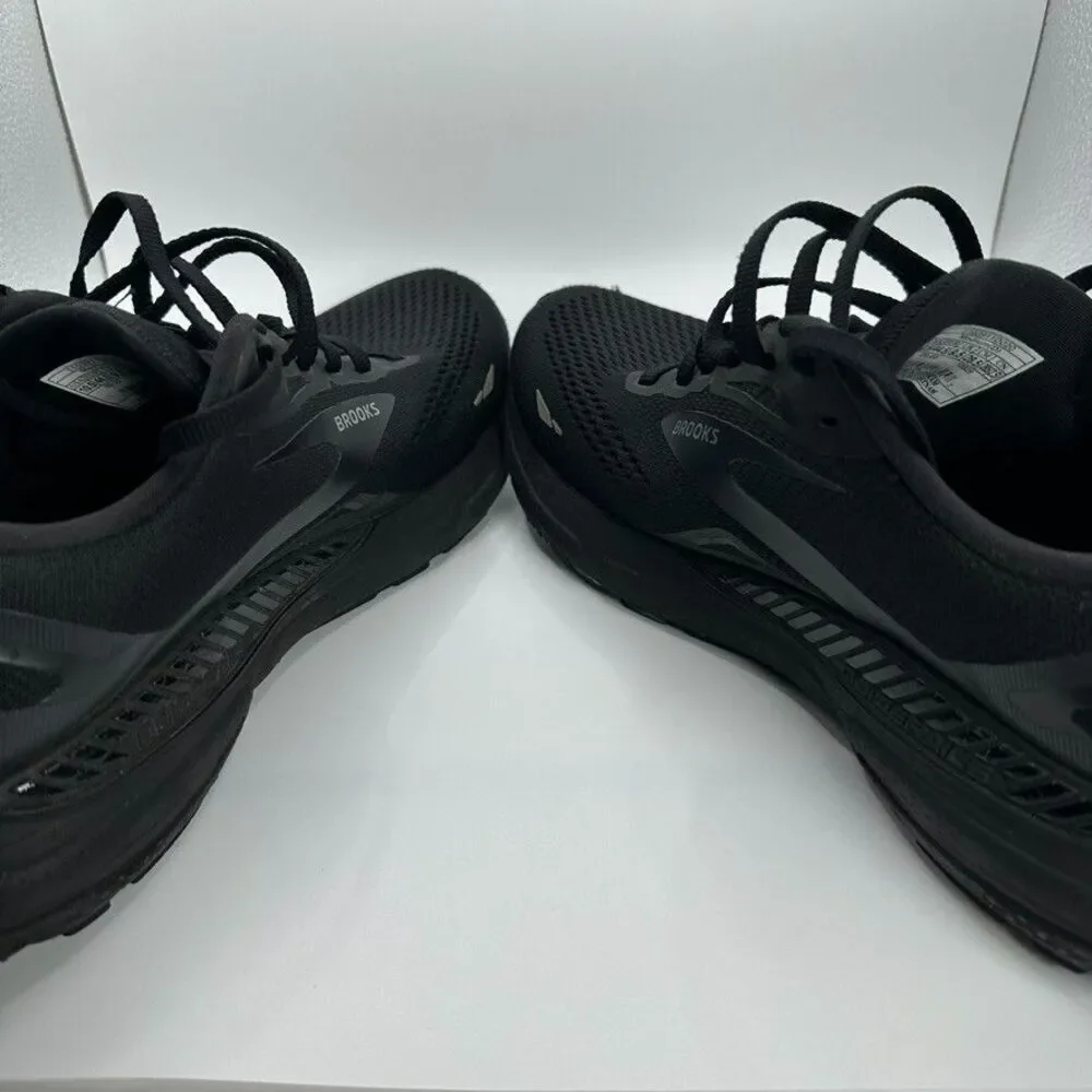 Brooks Adrenaline GTS 23 Shoes Mens Size 10.5 D Black Running Cushioned